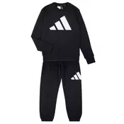 ADIDAS KOMPLET TRENERKA J BL FT JOG 280 BLACK/WHITE DJECACI
