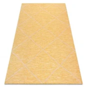 eoshop Preproga SISAL PATIO 3075 diamonds flat weave rumena/bež ( - Velikost: 155x220 cm)