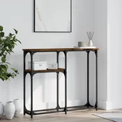 Konzolni stol boja hrasta 90 x 22,5 x 75 cm konstruirano drvo