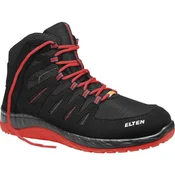 Varnostni visoki čevelj Maddox Black-Red Mid ESD S3 SRC ELTEN, velikost 41