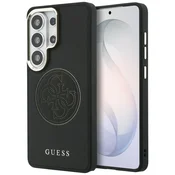 Guess OVITEK GUESS Z PERFORIRANIM LOGOM ZA SAMSUNG GALAXY S26 ULTRA MAGSAFE Z MOČNIM ZAŠČITNIM POLNILOM