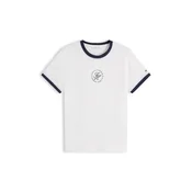TOMMY HILFIGER Majica  mornarska / bela