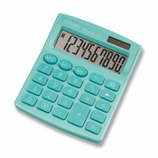 Citizen kalkulator SDC810NRGNE, tirkizni, stolni, deset znamenki, dvostruko napajanje