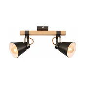 Spot svetiljka RETRO 2xE27/40W/230V braon