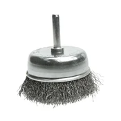 shumee Žična krtača v obliki skodelice 70 mm, steblo 6 mm