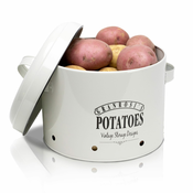 Klarstein Idaho, kutija za krumpir, emajlirani celicni lim, cca 27 × 21 × 23,5 cm (Š × V × H), nehrdajuca