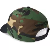 San Antonio Spurs Mitchell & Ness Camo Flexfit 110 kacket