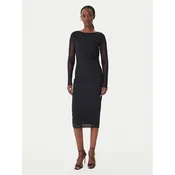 Patrizia Pepe Cocktail obleka 8A1604/376-K103 Črna Regular Fit