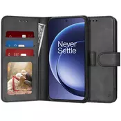 Etui Techsuit Diary Book za OnePlus 15R - črn