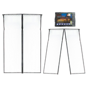 WOWO Magnetni zaslon za vrata Črna 85x210cm - Črn magnetni zaslon za vrata 85x210cm