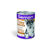 Gemon Dog Chunks Puppy And Junior With Chicken And Turkey 415 g