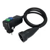 Commel Podaljšek z RCD stikalom 16 A / 30 mA H07RN-F 3G1,5 L=1,5m