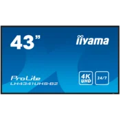 IIYAMA Prolite LH4341UHS-B2 LFD - 108 cm (42.5), 4K UHD (3840x2160), IPS, 8ms, 500 cd/m? - LH4341UHS-B2