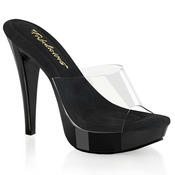Pleaser Cocktail-501 Clr/Blk 44