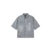 Ed Hardy Srajca  moder denim / siva / bela
