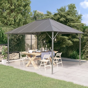 Greatstore Paviljon s streho 4x3 m antraciten