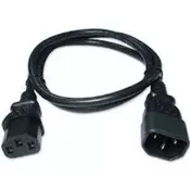 Zebra CS-CAB-IEC-L napajalni kabel Črna 1 m C13 spojka C14 spojka