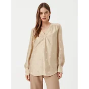 BOSS Bluza 50532823 Bež Regular Fit