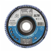 shumee Lukas lamelni disk 125 mm P 80 sltr nerjaveče jeklo cirkonij
