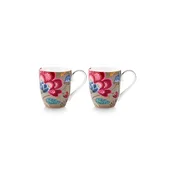 Pip Studio komplet lončkov iz glaziranega porcelana 450 ml