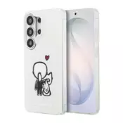 Maska Karl Lagerfeld IML Karl&Choupette MagSafe za Samsung S26 Ultra/ S948B bela