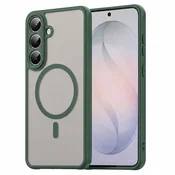 Hibridni ovitek HaloFrost II MagSafe za Samsung Galaxy S26 FE - green