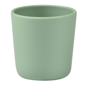 Pohár pre bábätká Silicone Glass Beaba Sage Green zo silikónu zelený od 4 mes BE913546
