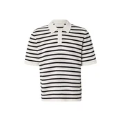 JACK & JONES Pulover JORSANREMO ecru / črna