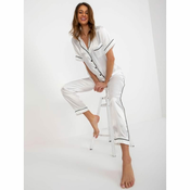 FANCY Ženska pižama s srajco in hlačami MILAGRA bela FA-PI-8322.59_394277 S-M