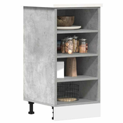 Donji ormaric Riga Betonsko sivi 40x44,5x81,5 cm Konstruirano drvo