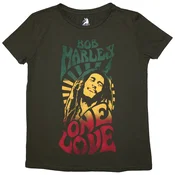 Bob Marley One Love Gradient Green S Ženske Majica