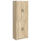 vidaXL Set omar 2 pcs Sonoma hrast Inženirski les