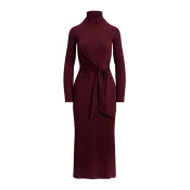 Lauren Ralph Lauren Obleka VAUREEN temno rdeča
