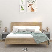 Vidaxl vidaXL Nočne omarice, komplet 2 kosov, siv hrast sonoma, 40x35x50 cm