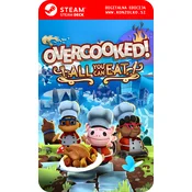 Overcooked All You Can Eat - Steam koda brez škatlice (WINDOWS PC | STEAM DECK)