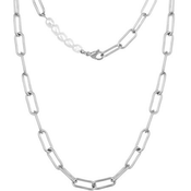 Ženska freelook srebrna ogrlica od hirurškog Celika ( frj.3.6048.1 )