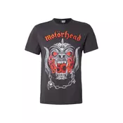 AMPLIFIED Majica MOTORHEAD - WARPIG FLAMES  antracit / svetlo siva / temno oranžna / ognjeno rdeča