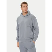 BOSS Majica dugih rukava 50564113 Siva Relaxed Fit