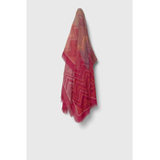 Marama s dodatkom svile Missoni boja: ružičasta, s uzorkom