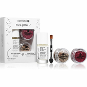 Nailmatic Pure Glitter set z bleščicami 3 kos