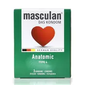 Masculan kondomi Anatomic, 3 komada