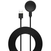 INF Združljiv kovinski polnilni priključek za Samsung Galaxy Watch Black, (5000085445)