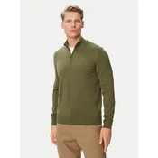 BOSS Pulover H-Ebenji 50565499 Temno zelena Regular Fit