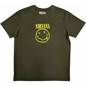 Nirvana Majica Yellow Smiley Green L