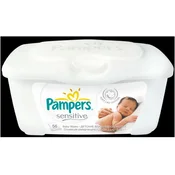 Pampers Vlažne maramice Sensitive, 52 komada