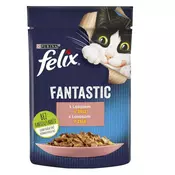 Felix hrana za macke Fantastic s lososom u želeu, 26 x 85 g
