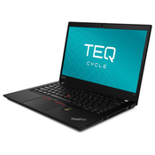 Teqcycle Lenovo ThinkPad T490 Prijenosno racunalo 35,6 cm (14) Full HD Intel® Core™ i5 i5-8265U 16 GB DDR4-SDRAM 256 GB SSD Wi-Fi 5 (802.11ac) Windows 11 Pro Crno