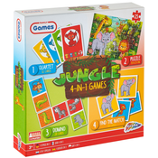 Set djecjih igara Grafix - Džungla, 4 u 1