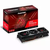 PowerColor TUL Video Card AMD Radeon 6800XT Red Dragon 16GB, 256bit GDDR6 2310Mhz, PCI-E 4, 3x DP, HDMI, Triple Fan, 3 slot ( AXRX 6800XT 1