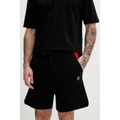HUGO Kratke hlače iz tkanine Despen_RB 50559712 Črna Relaxed Fit